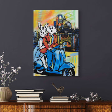 Melbourne Riders (Original Painting)