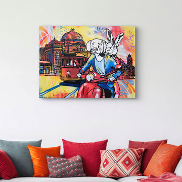 Melbourne is Alive (Original Painting)