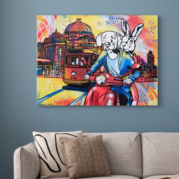 Melbourne is Alive (Original Painting)