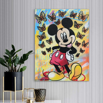 Mickey Is Happy (Original Painting)