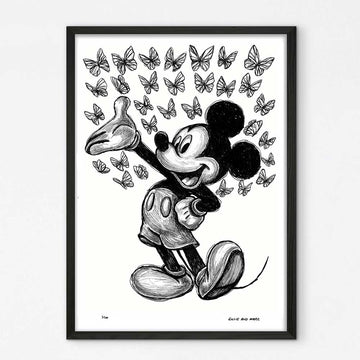 Mickey Is Here (Giclee Canvas Print)