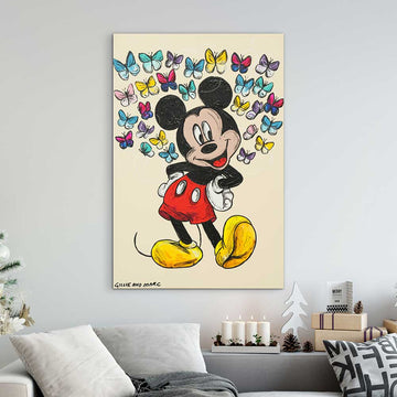 Mickey Loved The World (Original Painting)