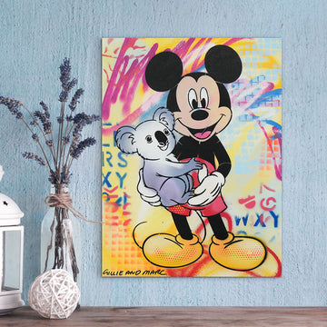 Mickey Loves All Koalas (Original Painting)