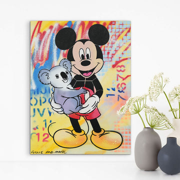 Mickey Loves Wildlife (Original Painting)