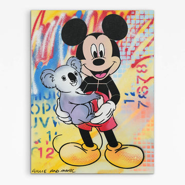 Mickey Loves Wildlife (Original Painting)
