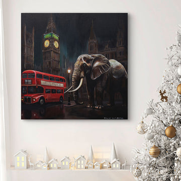 Midnight in London (Original Painting)