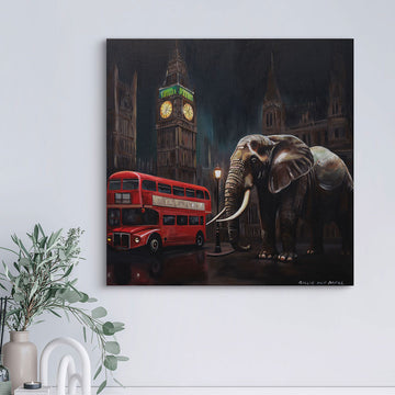 Midnight in London (Original Painting)