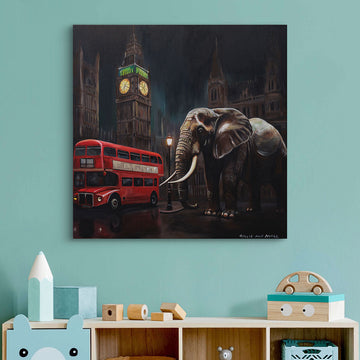 Midnight in London (Original Painting)