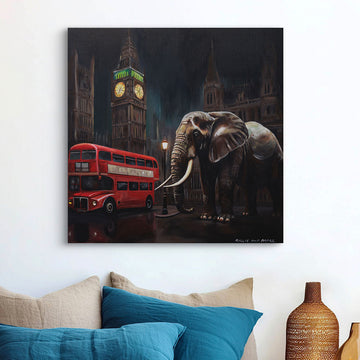 Midnight in London (Original Painting)