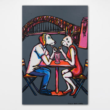 Milkshake on the Harbour (Original Painting)