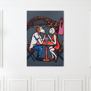 Milkshake on the Harbour (Original Painting)