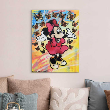 Minnie Is Very Happy (Original Painting) (Copy)