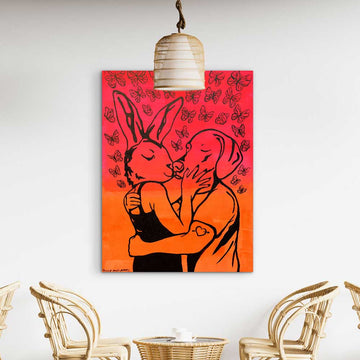 More Than a Kiss (Original Painting)