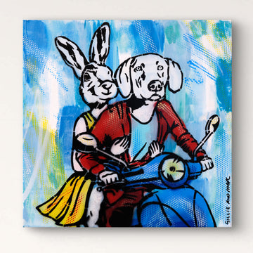 Non Stop Vespa (Original Painting)