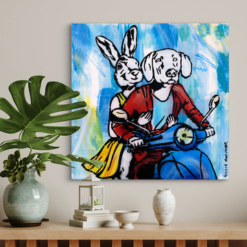 Non Stop Vespa (Original Painting)