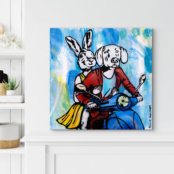 Non Stop Vespa (Original Painting)