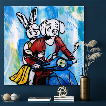 Non Stop Vespa (Original Painting)