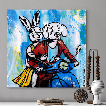 Non Stop Vespa (Original Painting)