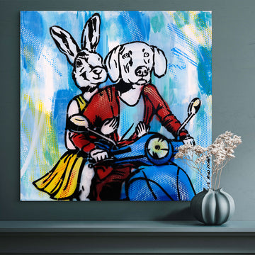 Non Stop Vespa (Original Painting)