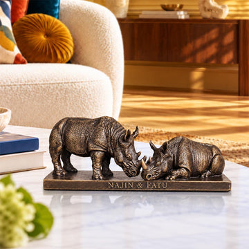 Najin and Fatu Forever (Bronze Sculpture, Miniature)