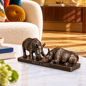 Najin and Fatu Forever (Bronze Sculpture, Miniature)