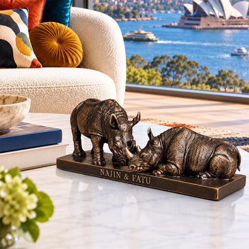 Najin and Fatu Forever (Bronze Sculpture, Miniature)