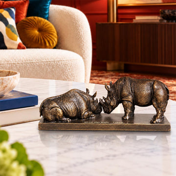 Najin and Fatu Forever (Bronze Sculpture, Miniature)
