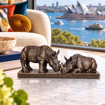 Najin and Fatu Forever (Bronze Sculpture, Miniature)