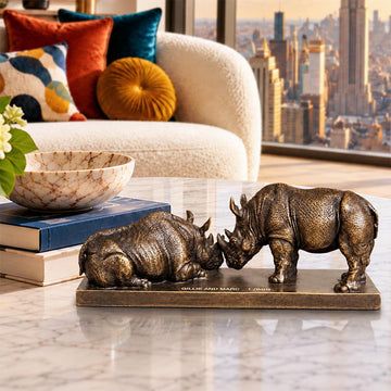Najin and Fatu Forever (Bronze Sculpture, Miniature)
