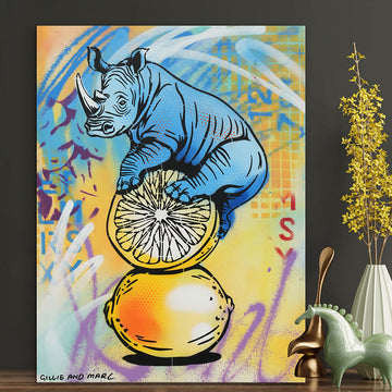 Nature Rhino (Original Painting)