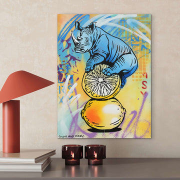 Nature Rhino (Original Painting)