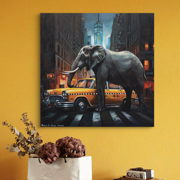 New York Elephant (Original Painting)