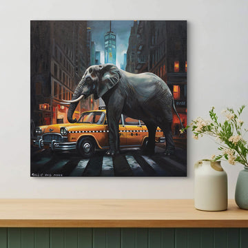 New York Elephant (Original Painting)