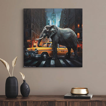 New York Elephant (Original Painting)