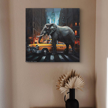 New York Elephant (Original Painting)