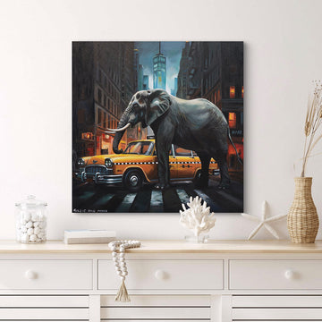 New York Elephant (Original Painting)