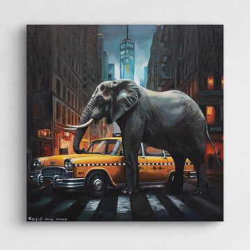 New York Elephant (Original Painting)
