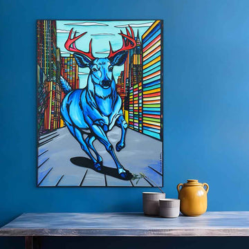 New York Stag (Original Painting)