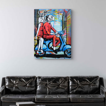 New Yorkers Party Forever (Original Painting)