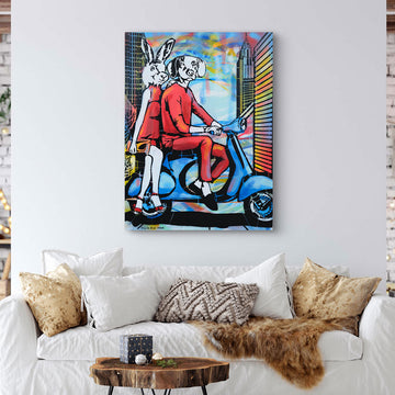 New Yorkers Party Forever (Original Painting)