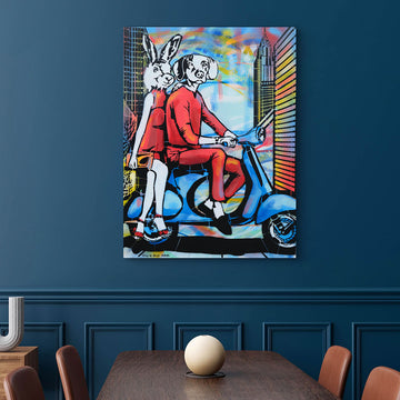 New Yorkers Party Forever (Original Painting)