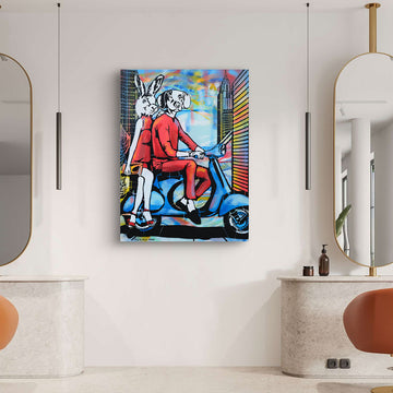 New Yorkers Party Forever (Original Painting)