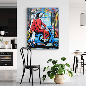 New Yorkers Party Forever (Original Painting)