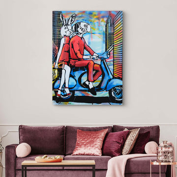 New Yorkers Party Forever (Original Painting)