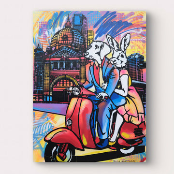 Nightlife in Melbourne (Original Painting)