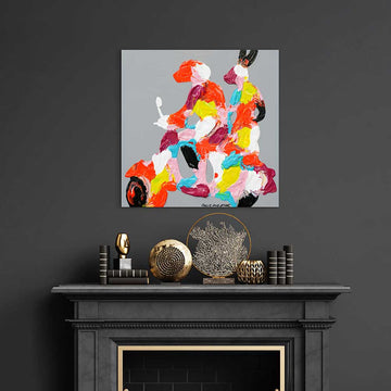 On the Road of Love (Original Painting)