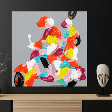 On the Road of Love (Original Painting)