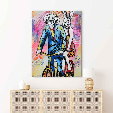 On the Road to Places They Have Never Been (Original Painting)