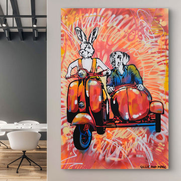 On the Road to Rome (Original Painting)