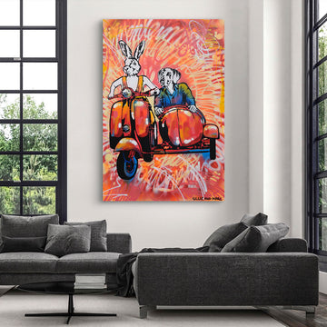 On the Road to Rome (Original Painting)